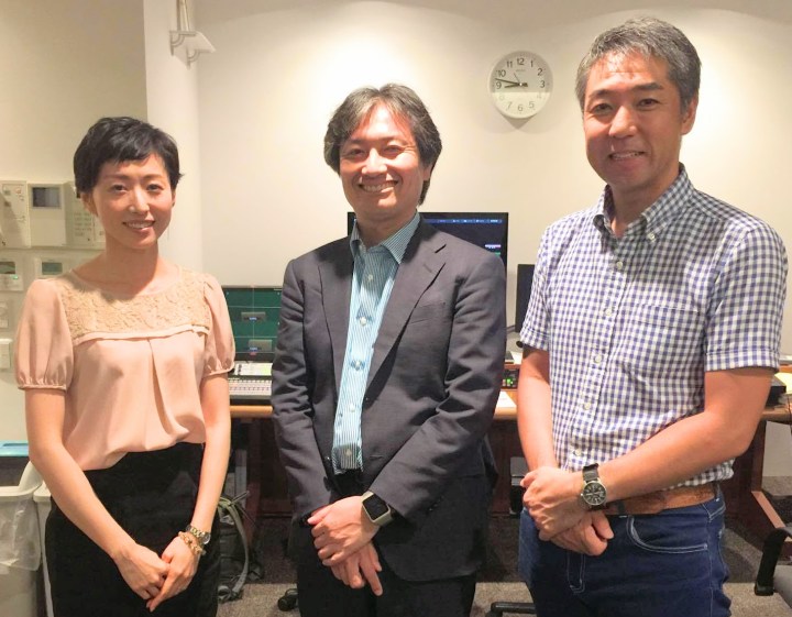 右から、PARCO 林さん、私、キャスターの徳住さん