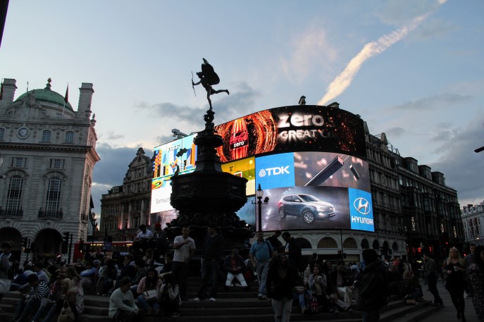 ロンドンの屋外広告